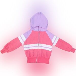 Vintage Kids Colorful Tracksuit Top Hoodie